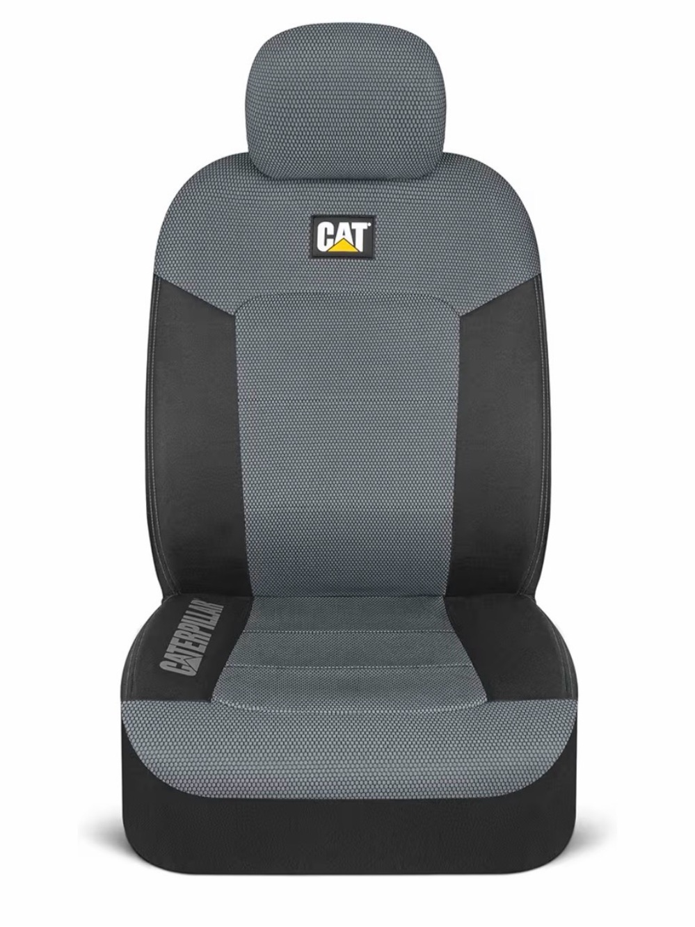 Mesh Flex Caterpillar Car Truck Seat Covers for Front Seats Set Gray. Open box